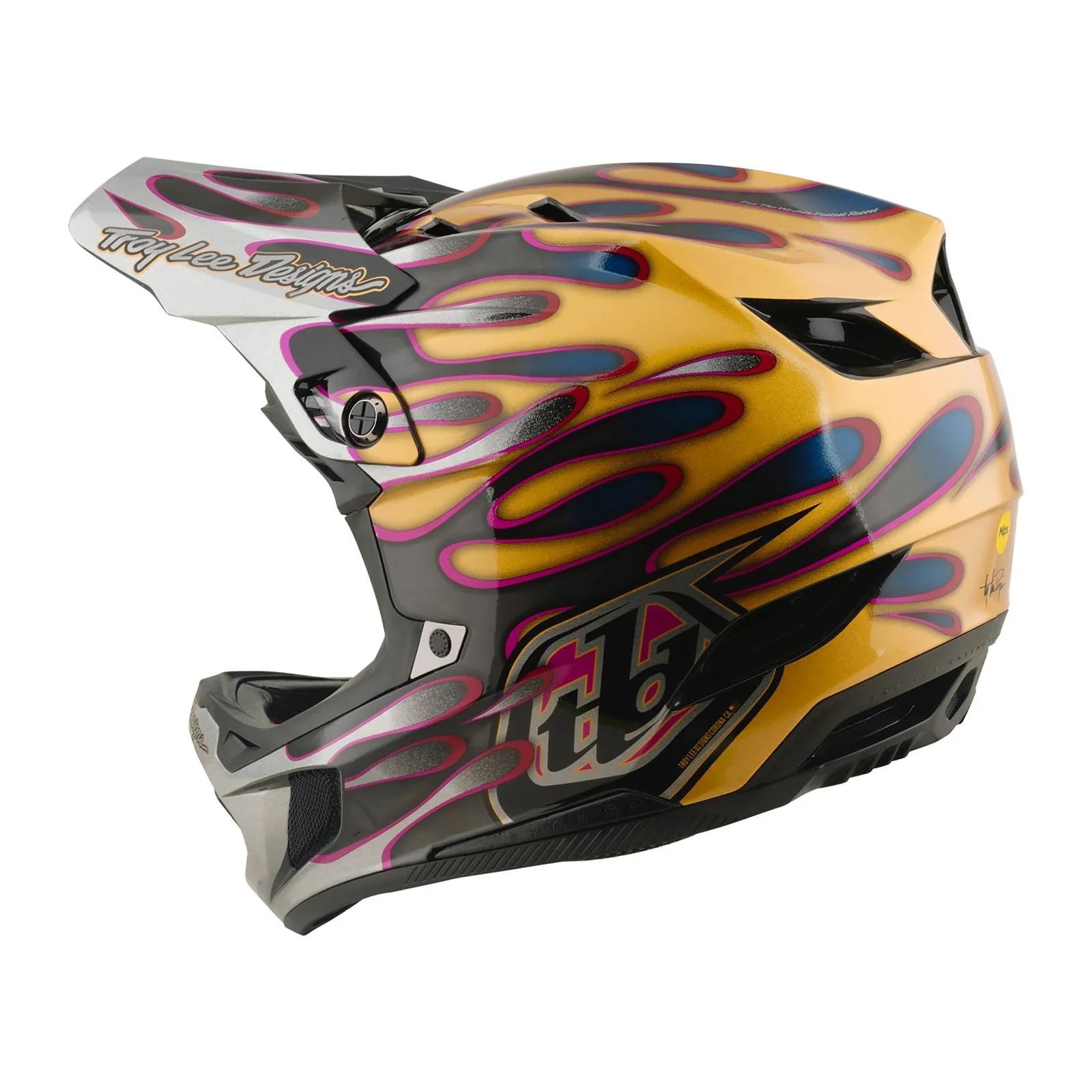 Troy Lee Designs D4 Carbon MIPS MTB Helmet | Full Face DH & BMX